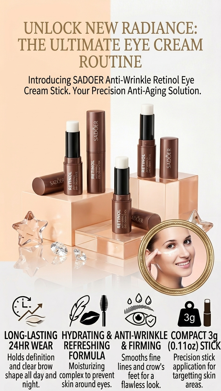 SADOER Precision Retinol Eye Cream Stick 3g 👁️✨